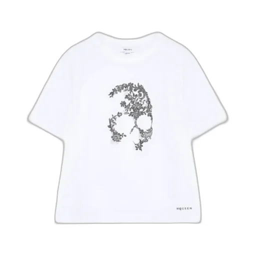 Alexander Mcqueen Laced Crewneck T-Shirt