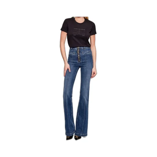 Short-Sleeved Crew Neck Knitted T-Shirt