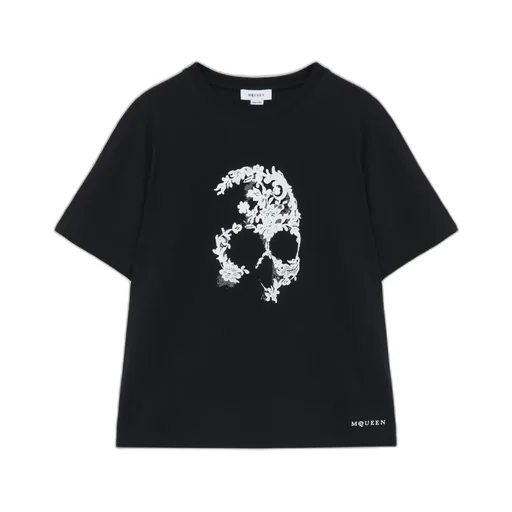Alexander Mcqueen Laced Crewneck T-Shirt