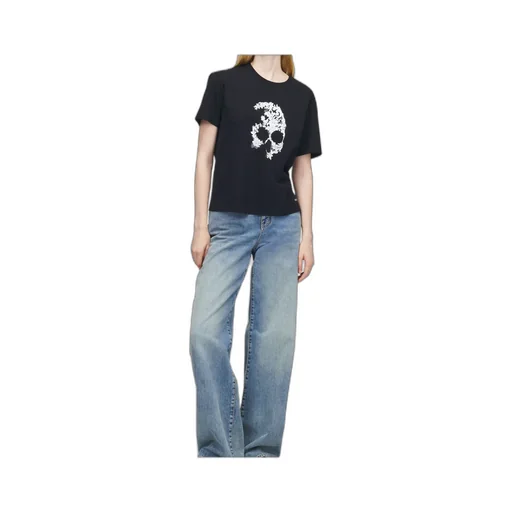 Alexander Mcqueen Laced Crewneck T-Shirt