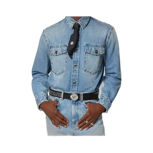 Versace Medusa Biggie Embellished Belt