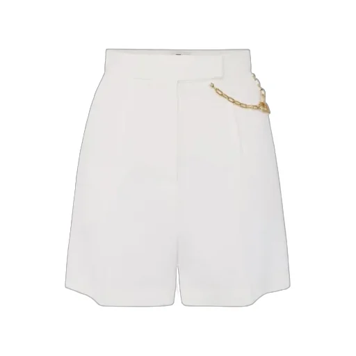 Elisabetta Franchi Logo Shorts