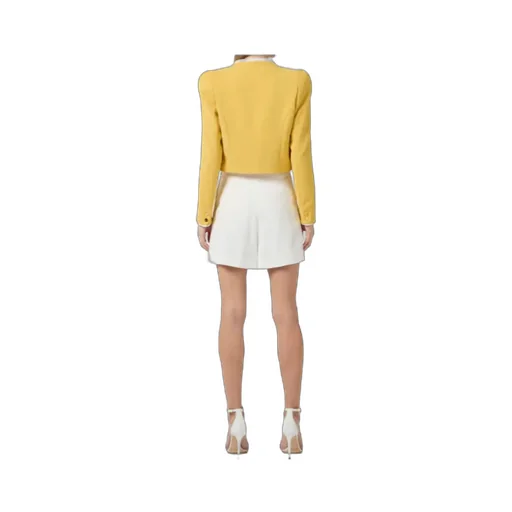 Elisabetta Franchi Logo Shorts