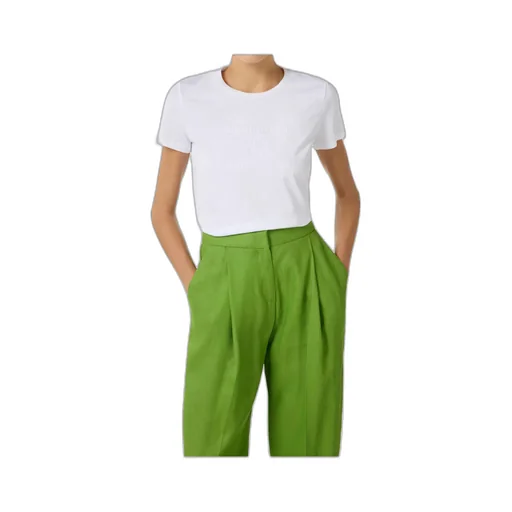 Elisabetta Franchi Logo Embroidered Crewneck T-Shirt