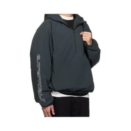 Hooded Half-Zip Jacket