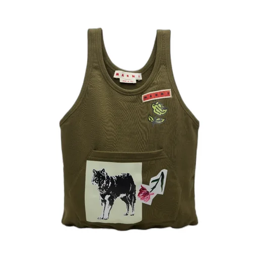 Deep Green Small Tank Bag