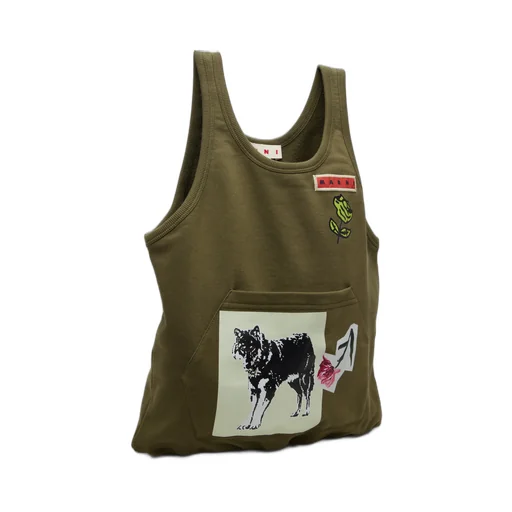 Deep Green Small Tank Bag