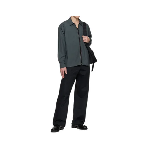 Zippered Collar Shirt
