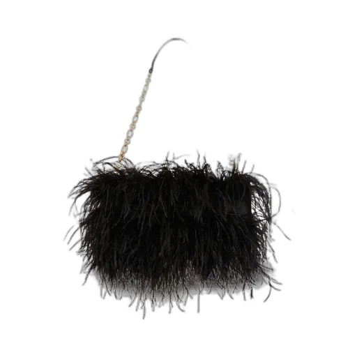 Anthem Feather-Detail Shoulder Bag