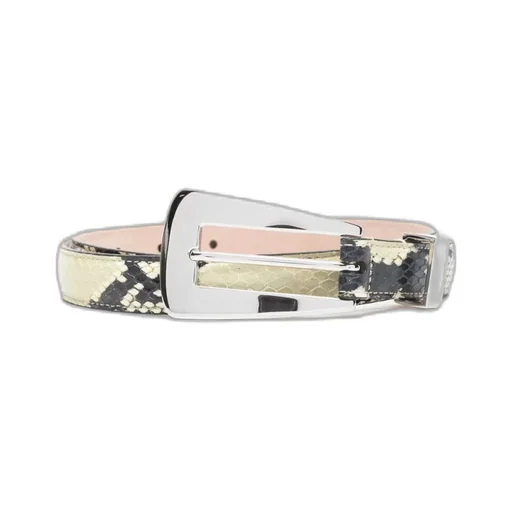 Lucca Embossed Python Belt