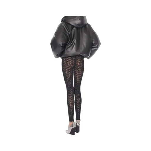 Hooded Leather Bomber