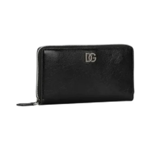 Dolce & Gabbana Tempesta Logo Plaque Wallet