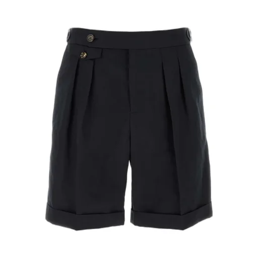 Brunello Cucinelli Turn-Up Hem Pleated Shorts