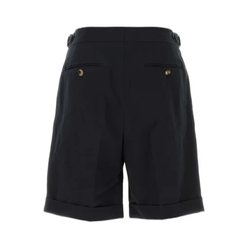 Brunello Cucinelli Turn-Up Hem Pleated Shorts