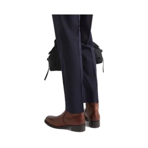 Prada Logo-Detailed Zipper Boots
