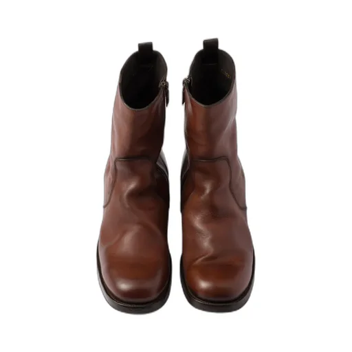 Prada Logo-Detailed Zipper Boots