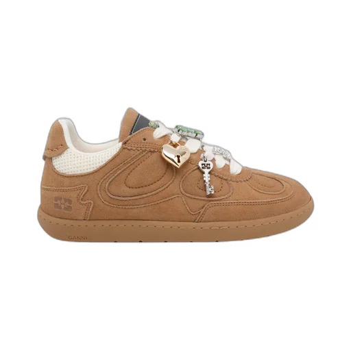 Ganni Logo Embellished Sneakers