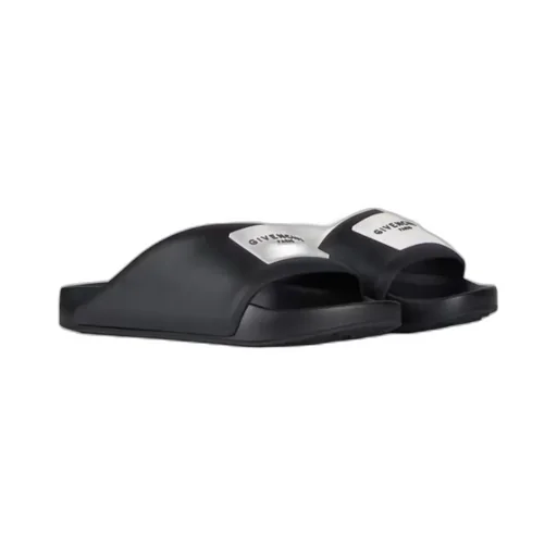 Givenchy Label Flat Slip-On Mules