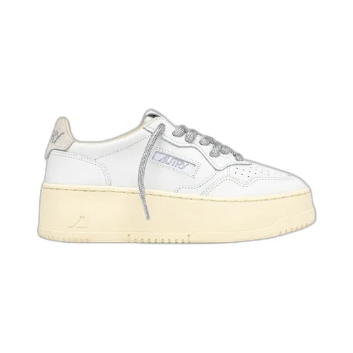 Autry Medalist Platform Lace-Up Sneakers