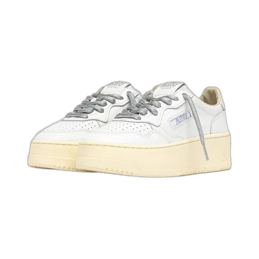 Autry Medalist Platform Lace-Up Sneakers