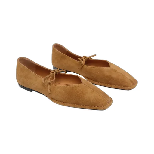 Alohas Sway Square-Toe Ballet Shoes