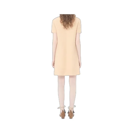Short Dress In Curly Wool