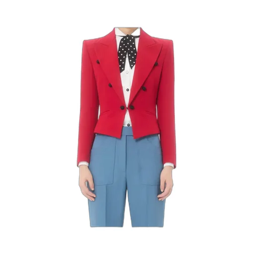 Valentino Single-Breasted Long-Sleeved Jacket