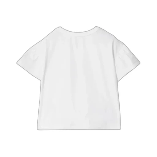 Burberry Kids Logo Embellished Crewneck T-Shirt