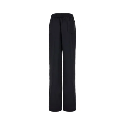 Drawstring Wide-Leg Trousers