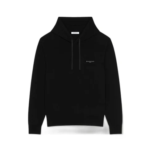 Givenchy Paris Signature Embroidered Drawstring Hoodie