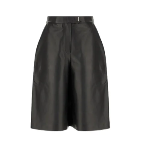 Sleek Leather Shorts