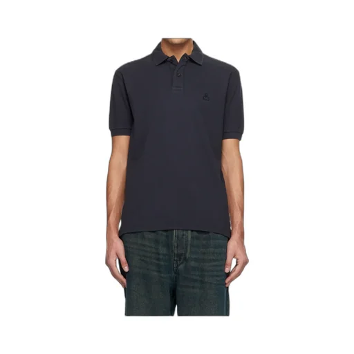 Isabel Marant Afko Logo Embroidered Buttoned Polo Shirt