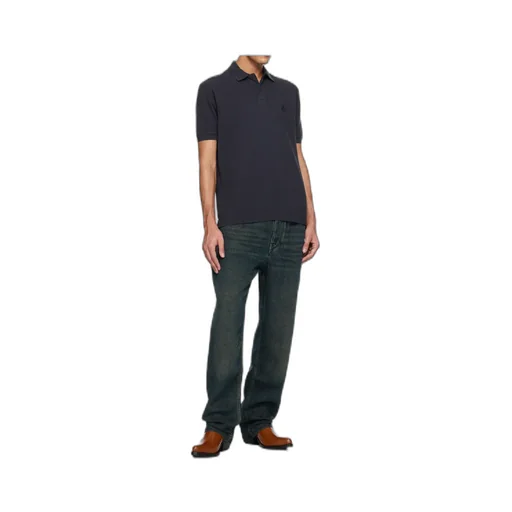 Isabel Marant Afko Logo Embroidered Buttoned Polo Shirt