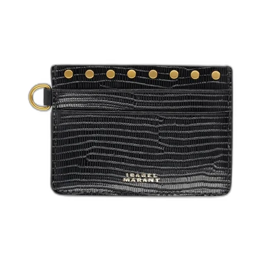 Isabel Marant Oskan Embossed Card Holder
