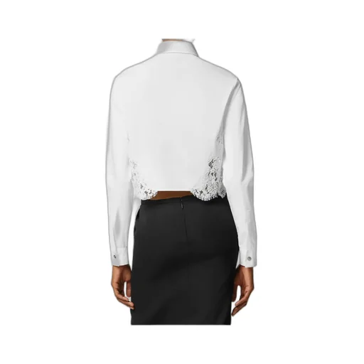 Versace Lace-Trim Long-Sleeved Shirt