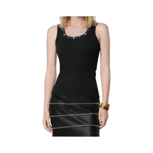 Versace Medusa Ribbed Tank Top