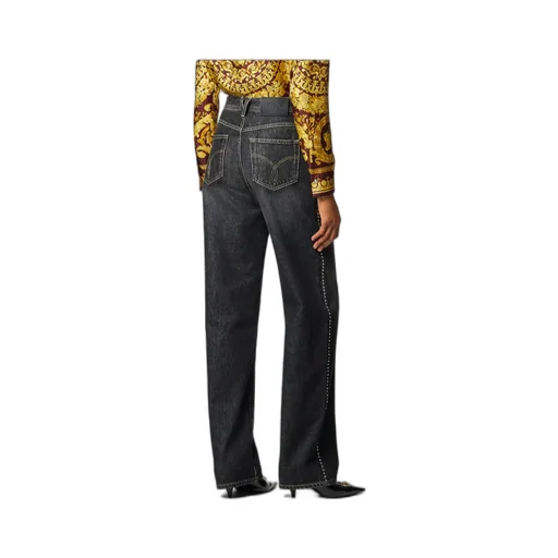 Versace Studded Washed Jeans