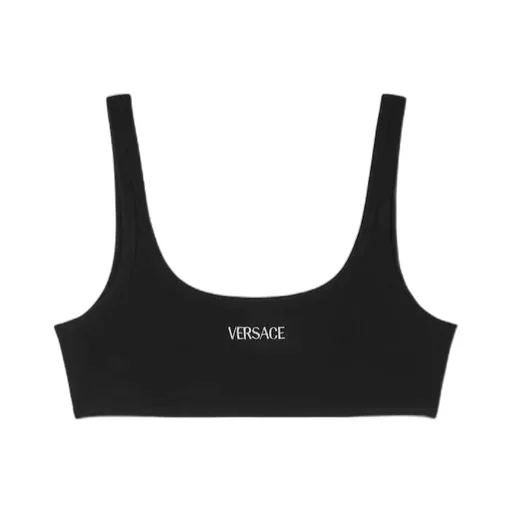 Versace Ribbed Cropped Top
