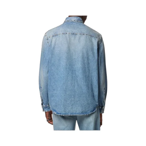 Versace Embellished Denim Overshirt