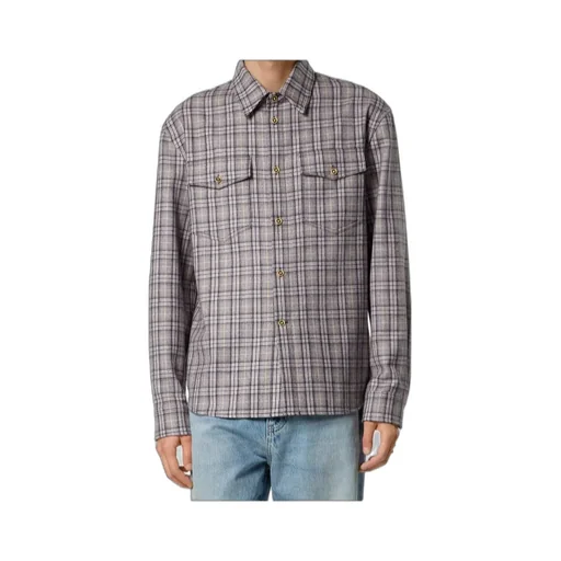 Versace Checked Flannel Shirt