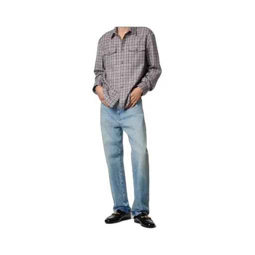 Versace Checked Flannel Shirt