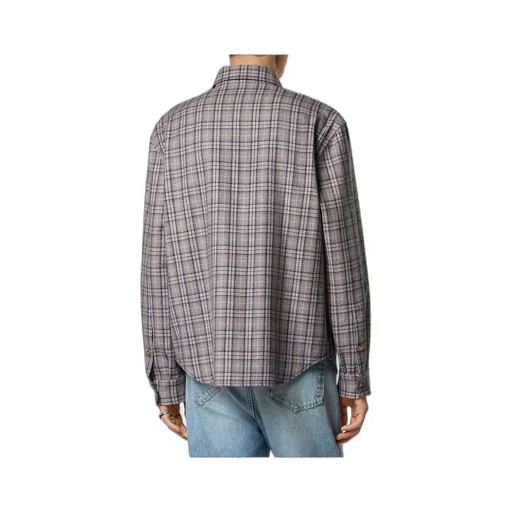 Versace Checked Flannel Shirt