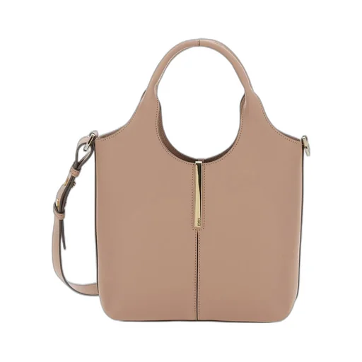 Tod's Logo Engraved Mini Shopping Bag