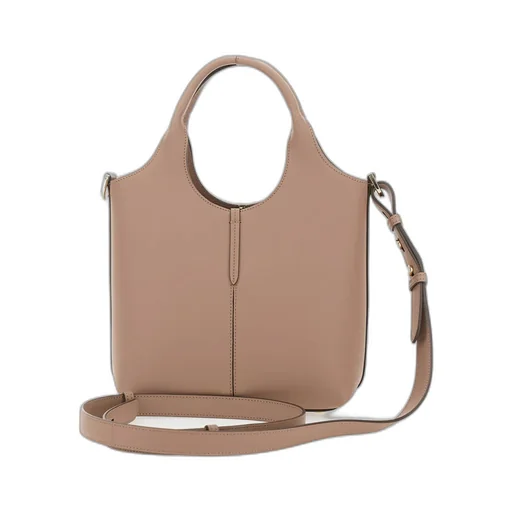 Tod's Logo Engraved Mini Shopping Bag