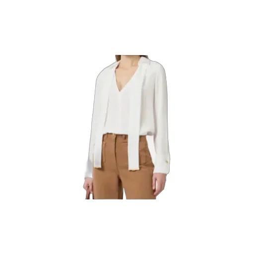 Elisabetta Franchi V-Neck Regular Fit Blouse