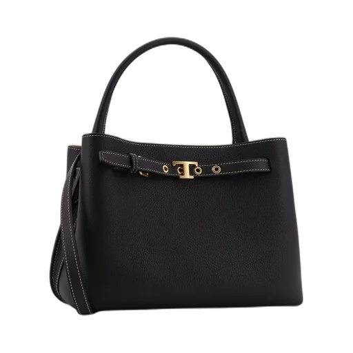 Tod's T-Plaque Belt Detail Tote Bag