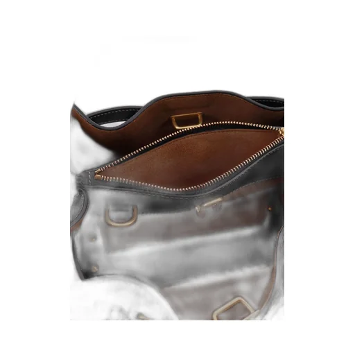 Tod's T-Plaque Belt Detail Tote Bag