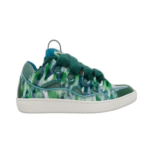 Sequined Leather Sneakers