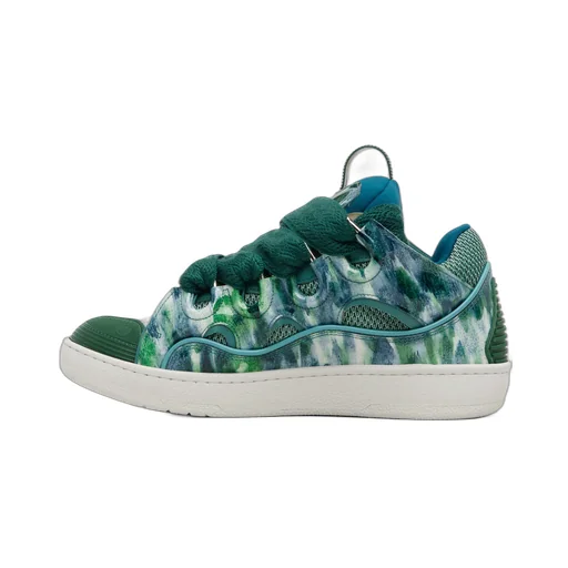 Sequined Leather Sneakers
