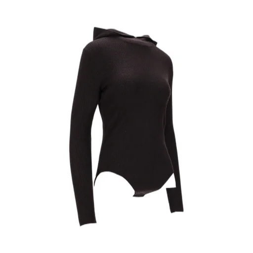 Hooded Ribbed Body